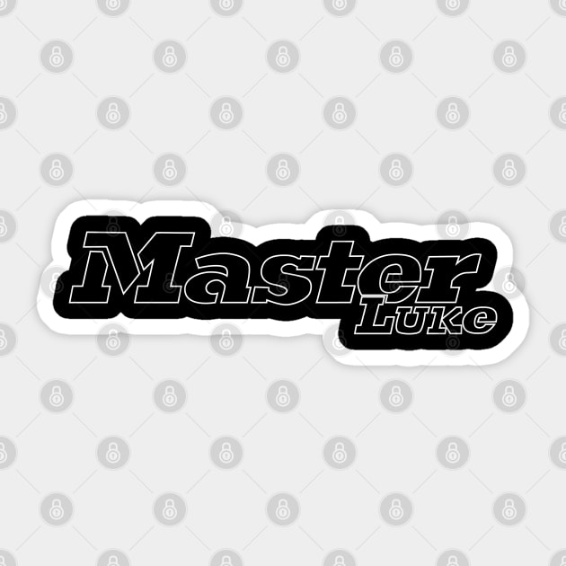 Master Luke Sticker by Sirenarts